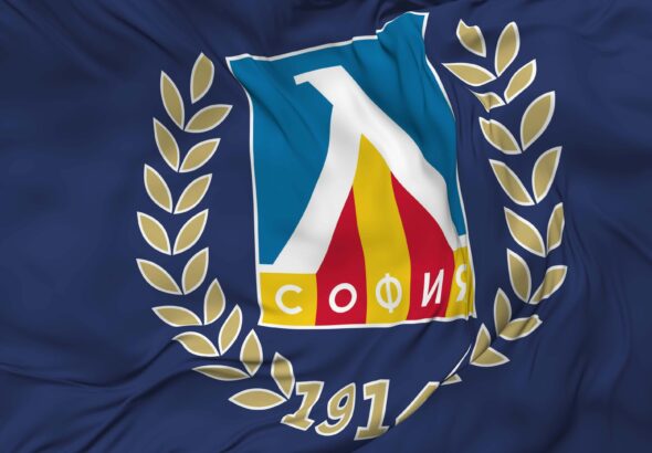 pfc-levski-sofia-football-club-flag-seamless-looping-background-looped-bump-texture-cloth-waving-slow-motion-3d-rendering-free-video